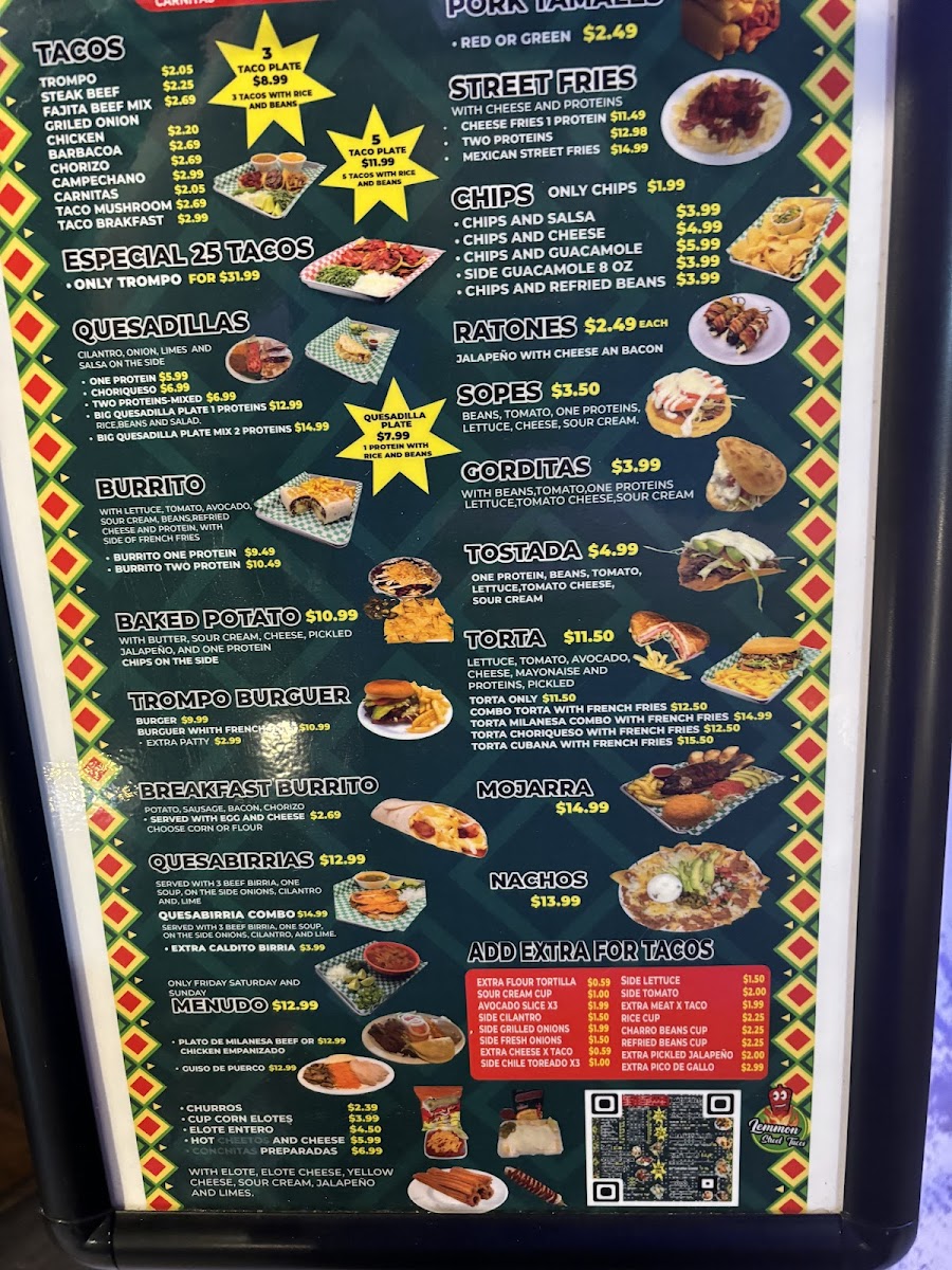 Lemmon Street Tacos Taqueria Menu - Image 5